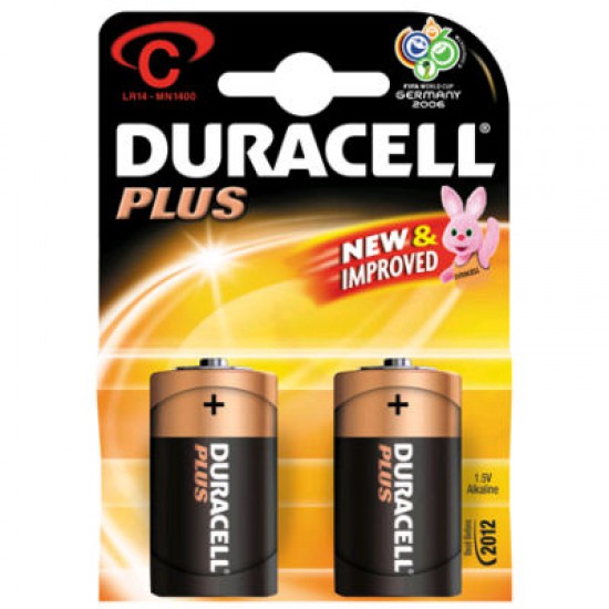 Duracell Dikke  Staaf  2Pack